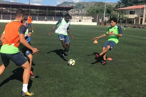 Motagua llegó a Costa Rica y entrenó en sede de Alajuelense