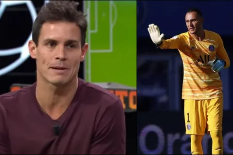Edu Aguirre se rinde ante Keylor Navas en el Chiringuito