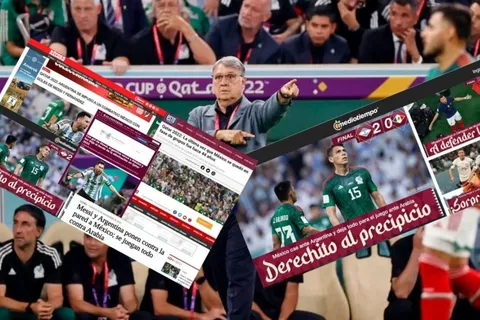 La prensa de México destruyó al Tri luego de la derrota ante Argentina