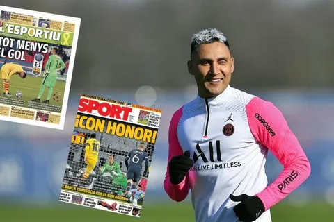 Keylor Navas se adueñó de las portadas principales de los diarios europeos