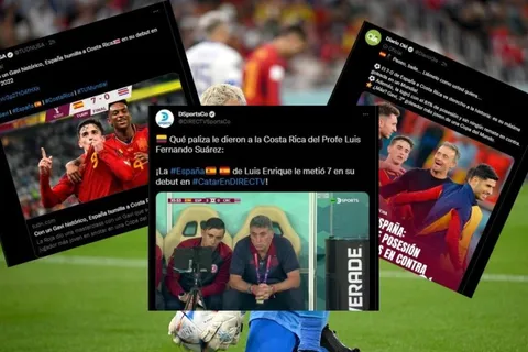 La reacción de los medios internacionales tras el baile que recibió Costa Rica ante España