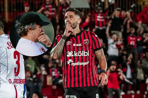 Jonathan Moya le hizo un feo gesto a los manudos.