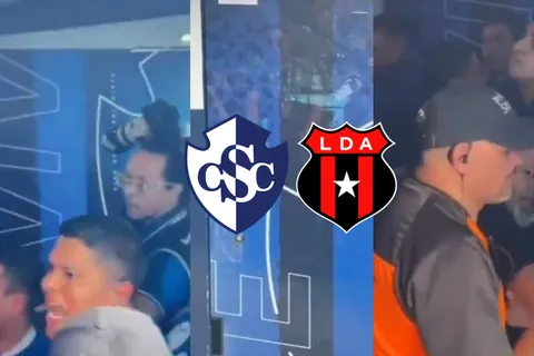 Aparecieron los videos: la escandalosa pelea en el Alajuelense vs. Cartaginés que involucró a jugadores y dirigentes y no mostró la TV