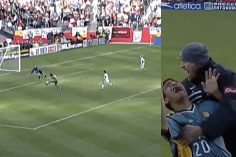 La MLS recordó el gol del Pescadito Ruiz considerado el más importante en la historia del LA Galaxy