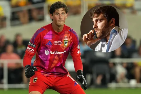 Nicholas Hagen en el Columbus Crew y Fabrizio Romano, periodista.
