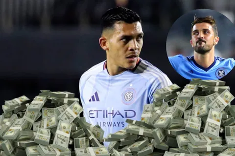 Mientras David Villa ganaba 5,6 millones de dólares, este es el salario de Alonso Martínez para pelearle el récord goleador en New York City