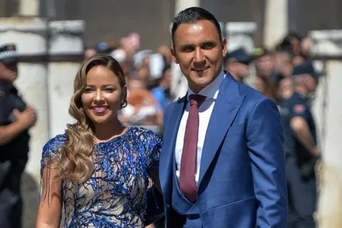 Keylor Navas y su esposa “ocultaron su estrés” en boda de Sergio Ramos