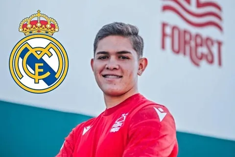 Jugador del Real Madrid podría compartir vestuario con Brandon Aguilera en el Nottingham Forest