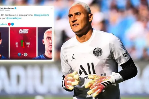 PSG 4-0 Montpellier: Keylor Navas fue sustituido en el entretiempo