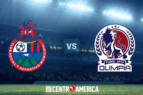 FINAL | Municipal vs Olimpia: resultado y estadísticas del partido de ida por los octavos de final de la Liga Concacaf