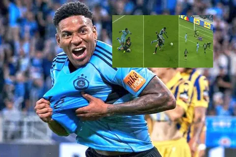 El gol maradoniano de César  Blackman con el que le dio el triunfo a Slovan Bratislava  en la UEFA Europa League