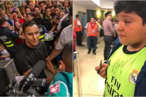 ¡Lágrimas! Keylor Navas hizo llorar de felicidad a un niño
