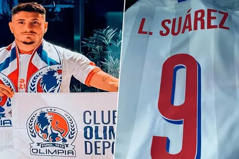 ¿Luis Suárez y Josema Giménez? Aficionados de Olimpia