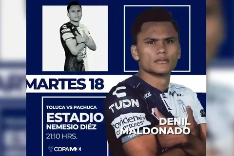 Pachuca promociona partido con Denil Maldonado a la cabeza