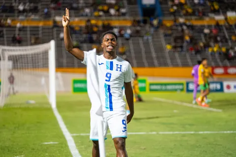 Keyrol Figueroa, delantero de la Selección de Honduras.