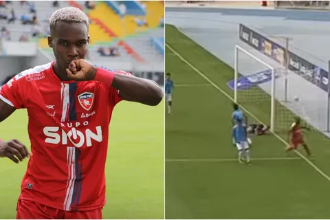 Rubilio Castillo debuta con gol en la Liga de Bolivia