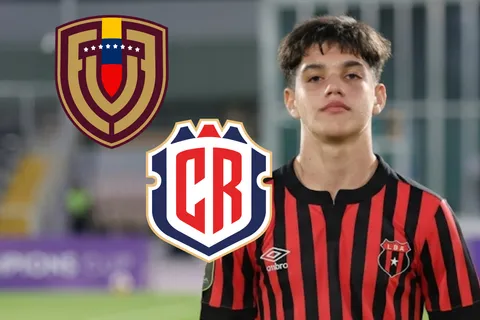 De Venezuela a Costa Rica: así juega Luis Gomes, la joya de Alajuelense que Fedefútbol busca blindar para La Sele