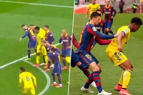 Choco Lozano es agredido por Lenglet durante el penal del Cádiz [VIDEO]