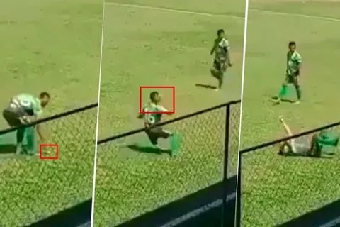Viral: futbolista finge ser agredido en Guatemala de manera insólita [VIDEO]