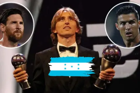 Entre Cristiano Ronaldo, Lionel Messi y Luka Modric: el hondureño que brilla junto a estas figuras en plena navidad 2025