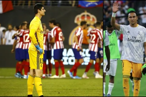 Lluvia de críticas para Courtois tras goleada ante el Atlético