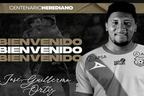 José Guillermo Ortiz regresa a Herediano