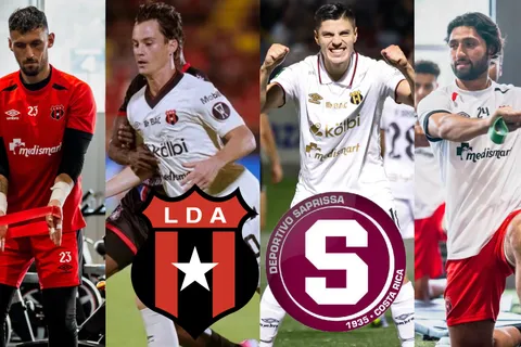 La probable alineación de Alajuelense vs. Saprissa