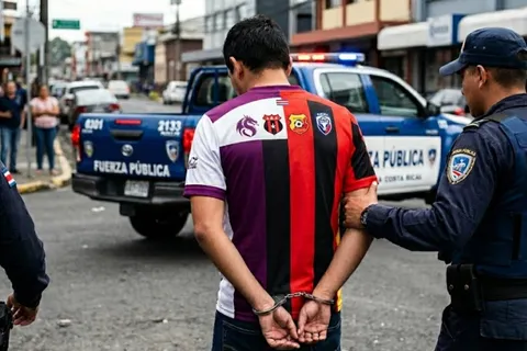 Escándalo en el fútbol costarricense.