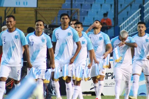 Alineación de Guatemala para enfrentar a Islas Vírgenes Británicas