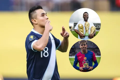 Superó a Pelé y a Lamine Yamal pero no pudo con Oscar Santis: Concacaf alucina con la joya de Guatemala