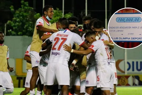 Olimpia dona dinero recibido en Surinam a fundación hondureña del niño con cáncer