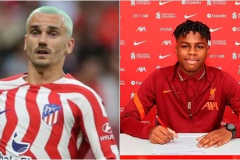 Antoine Griezmann manda saludo de felicitación a Keyrol Figueroa