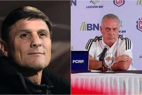 Javier Zanetti confía en Gustavo Alfaro como técnico de Costa Rica