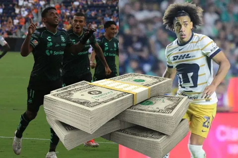 Mientras Adalberto Carrasquilla gana 1.4 millones como figura de Pumas, esto cobra Choco Lozano para sacar del hoyo a Santos en la Liga MX