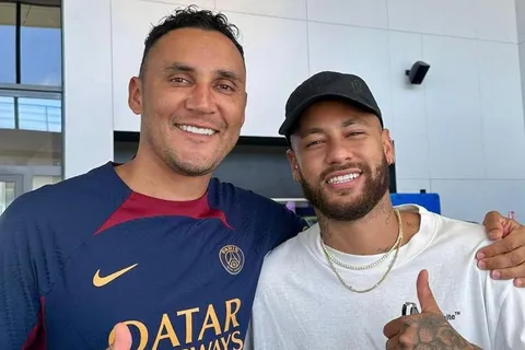 neymar junior-keylor navas-psg