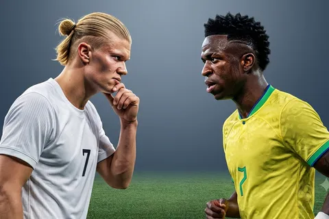 Brasil vs. Noruega: mientras Vinícius gana más de 20 millones de dólares, este es el salario de Erling Haaland