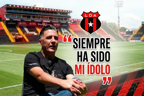 A Pablo Izaguirre le preguntaron por el mejor jugador que vio en Alajuelense y no lo dudó: "Siempre ha sido mi ídolo"