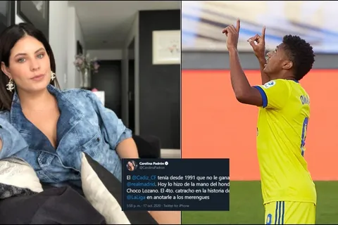 Caro Padrón: "El Cádiz le ganó al Real Madrid de la mano del Choco Lozano"