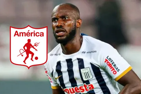 Cecilio Waterman con la camisa de Alianza Lima.