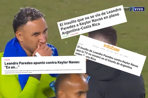 Así reaccionaron los medios tras el insulto de Paredes a Keylor Navas
