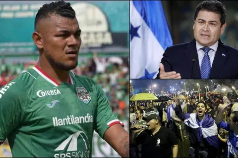 Mario Martínez se une a la marcha contra el presidente de Honduras