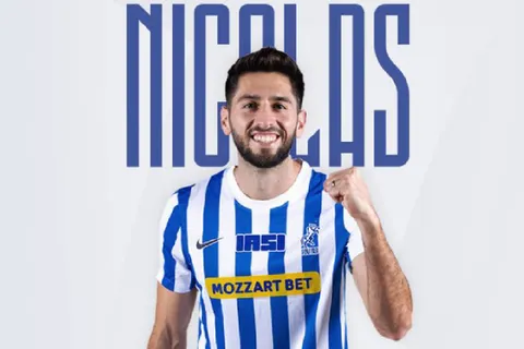 Nicolás Samayoa es presentado por su club en Rumanía