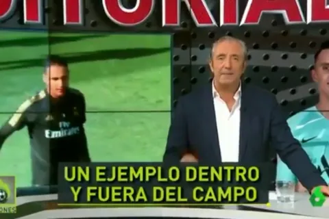 Josep Pedrerol le rinde un último homenaje a Keylor Navas