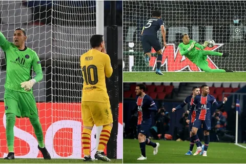 El PSG elimina al Barcelona con Keylor Navas como figura