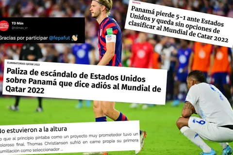 Así titularon los medios nacionales e internacionales la eliminación de Panamá