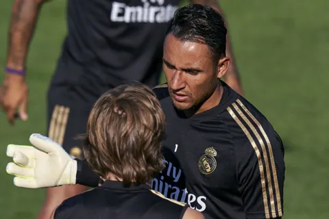 La actitud de Keylor Navas en su último entreno con Real Madrid