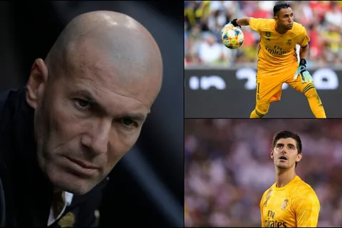 Zidane volvió a responder sobre Keylor y Courtois