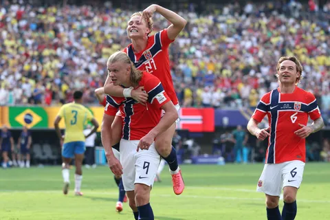 Noruega hizo historia y eliminó a Brasil con un doblete de Haaland: goles y resumen del partido por el Mundial 2026