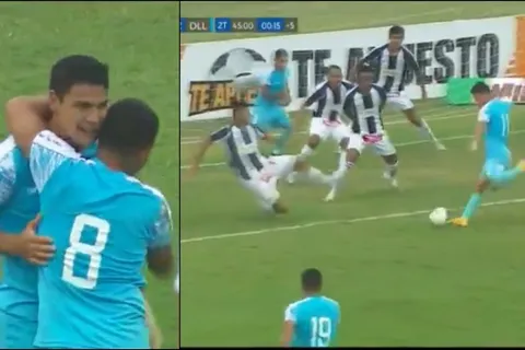 Kevin Santamaría anota su sexto gol en Perú contra el Alianza Lima
