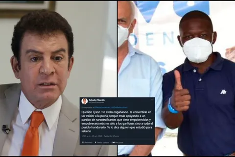Nasralla le advierte a Tyson Nuñez: "Te convertirás en un traidor a la patria"